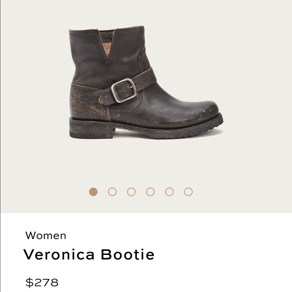 Distressed Frye Veronica Bootie 7